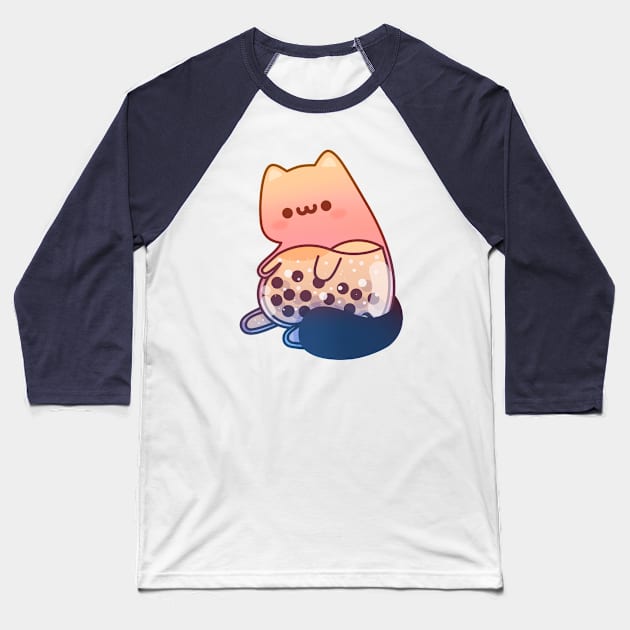 Cat Baseball T-Shirt by theladyernestember